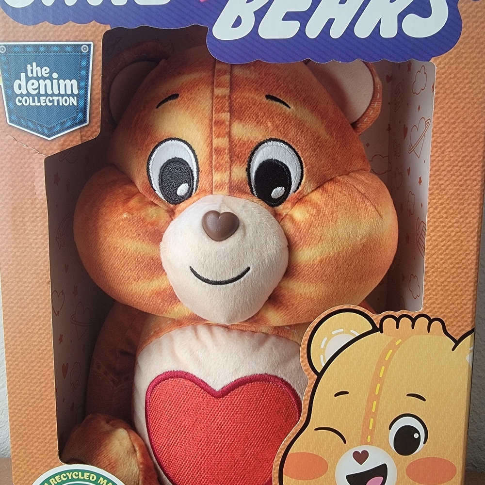 Care Bears Tenderheart The Denim Collection Plush Toy - Orange